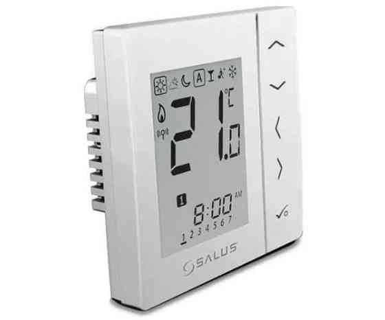 SALUS VS30W Зональный недельный программатор температуры, проводной, 230В, скрытого монтажа (белый) Киев