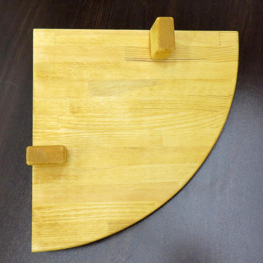 Угловая настенная полка 