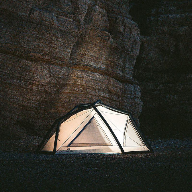 Намет надувний Naturehike CNK2300ZP012, блакитний малий Киев - изображение 10