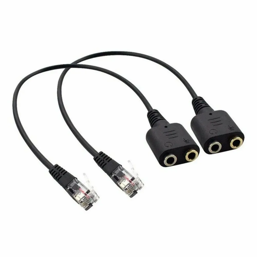 Адаптер RJ9 на 2x 3.5 мм для гарнітури IP-телефону Київ - фото 2