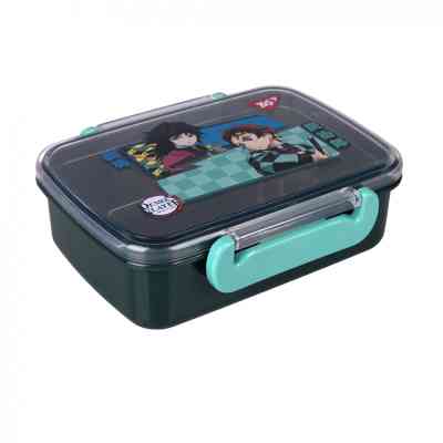 Ланч-бокс детский Yes Demon Slayer 420 мл зелений (708273) Винница