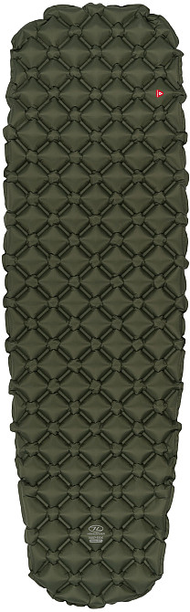 Надувной коврик Highlander Nap-Pak Inflatable Sleeping Mat PrimaLoft 5 см Оливковый (AIR072-OG) Киев - изображение 1