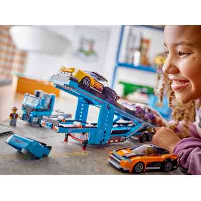 Конструктор LEGO City Грузовик-транспортер со спортивными авто (60408) Винница
