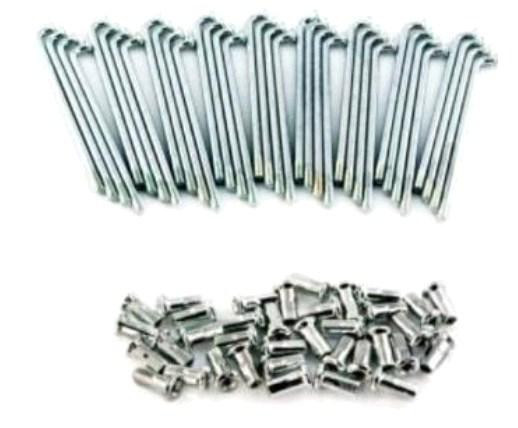 Спиця колеса МТ, ДНІПРО (коротка) (L-125mm, D-4.5mm) (36 шт)  JING Київ - фото 1