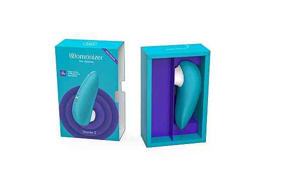 Вакуумний кліторальний стимулятор Womanizer Starlet 3 TURQUOISE Sex Aura Київ