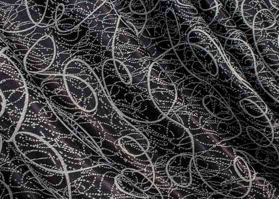 Комплект готовых штор VR-Textil Блэкаут-софт Жаклин № 670ш(А) Черный с серым 100х270 см 2шт (31-099) Киев