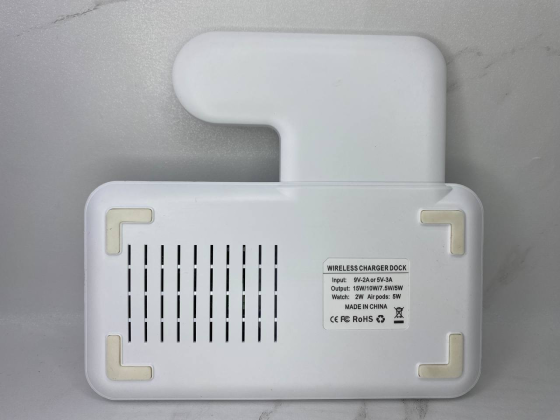 Беспроводная зарядная станция 3-в-1 FDGAO 15W для iPhone, Apple Watch, AirPods (Б/У) Киев
