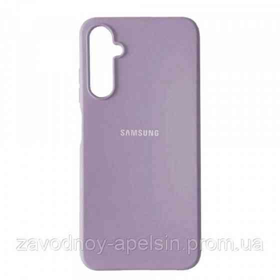 Samsung A35 A356 A34 Чохол силіконовий Мікрофібра (ліловий) Одеса