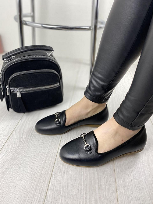 LEADER STYLE Туфлі жіночі LEADER STYLE 2967 чорні (весна-осінь, шкіра натуральна) (3381) лише 3 Коломия - фото 6