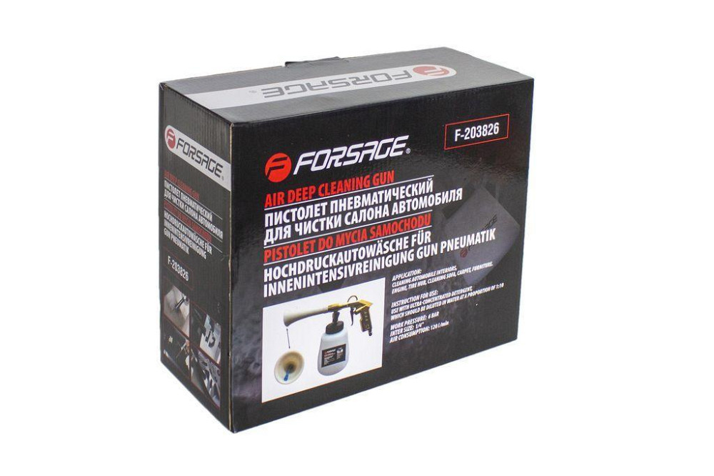 Пистолет пневматический ''Tornado''для химчистки салона а/м (емкость 1л ,6 bar, расход воздуха 120 л/мин) Одесса - изображение 2