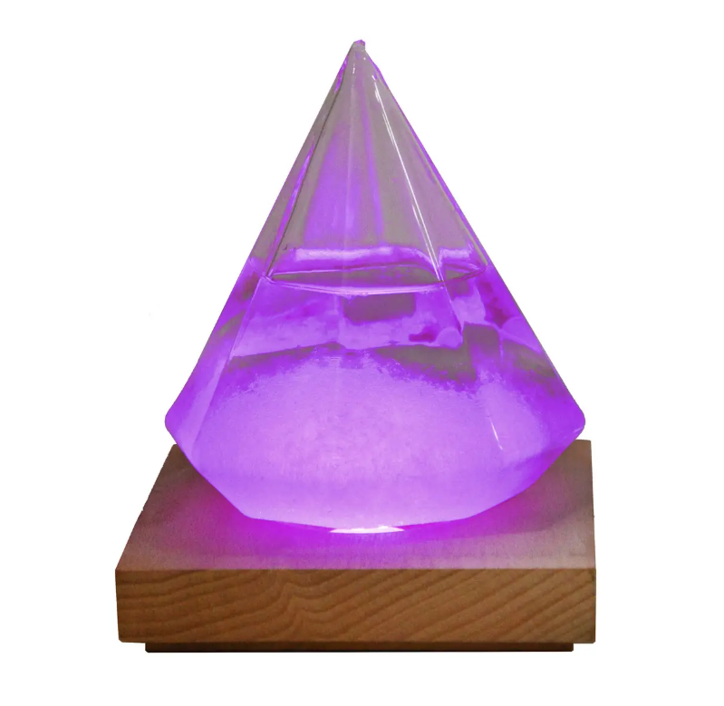 Барометры Штормгласс Кристалл Призма с LED подсветкой Storm glass Кременчуг - изображение 6