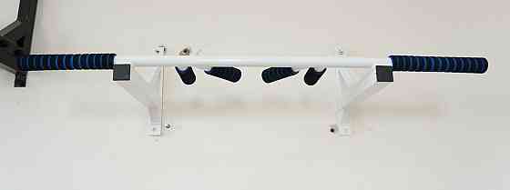 Турник настенный прямой 3 хвата Спортивные стенки и турники для дома Белый Киев