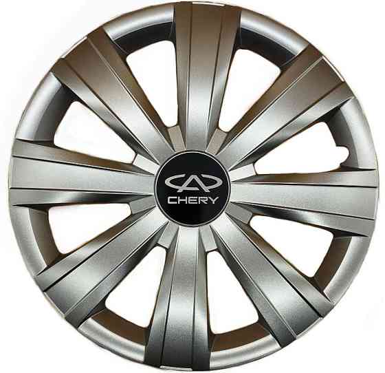 Автомобильные модельные колпаки R15 Chery 328 4шт, SJS, серебряные Киев