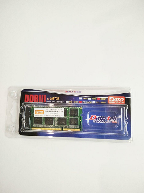 DDR3 dato 8gb 1600mhz cl11 sodimm Київ - фото 3