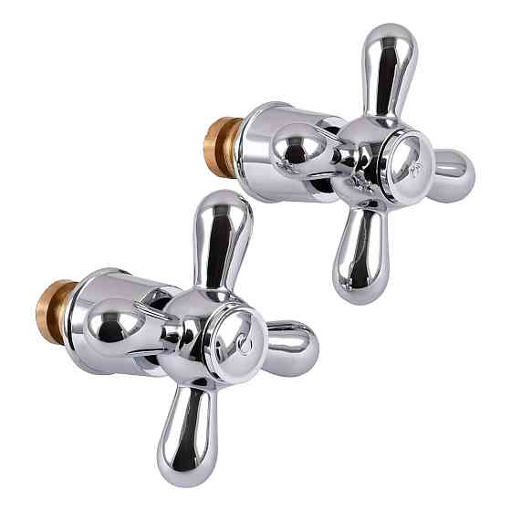 Ремкомплект для вентильного змішувача Globus Lux SHARM GBC-02S-MEC Рукоятка(2) + Кран-букса(2) ПАРА Київ