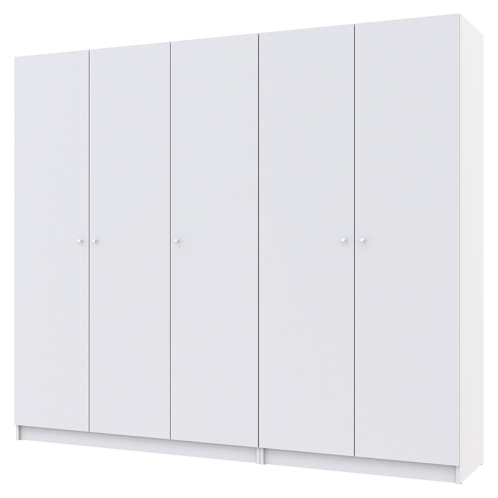 Комплект шкафов для одежды Doros Промо (2 шт.) 225х48х204 см Белый (DRS-011211) Львов - изображение 2