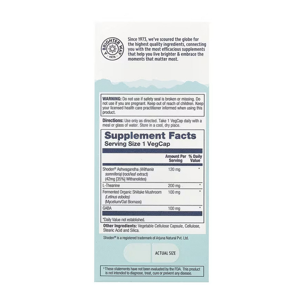 Таблетки от нервов и стресса Solaray SharpMind Nootropics Stress  30 вег капс Киев - изображение 2