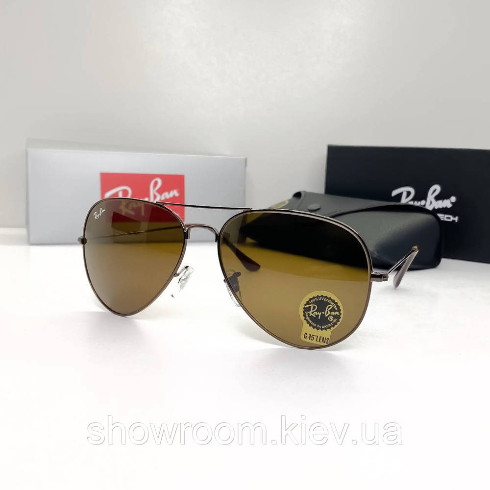 Жіночі сонцезахисні окуляри RAY BAN 3025 aviator (2913) Київ - фото 1
