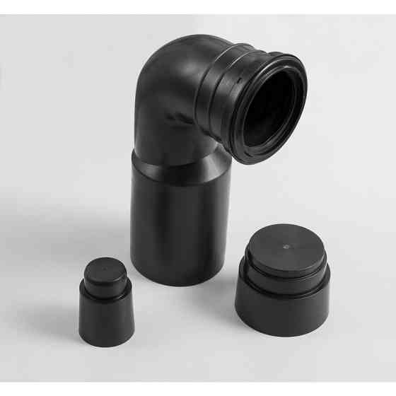 Коліно стоку з комплектом кріплень для інсталяції KOER KT-0707 для KT-0401, KT-0403, KT-0404, KT-0405 (KR5724) Київ