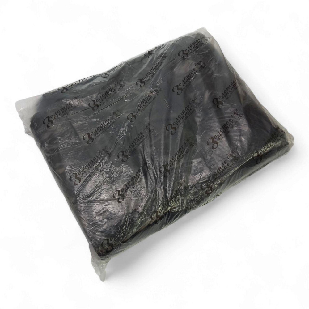 Пакеты майка Черный 29/7×46 Золотое Сечение 250шт Харьков - изображение 2