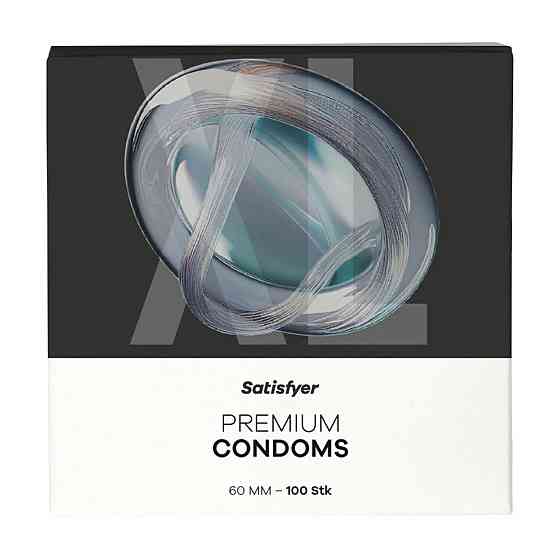 Презервативы – Satisfyer Premium Condoms 60 мм (XL), 100 шт. Sex Aura Киев