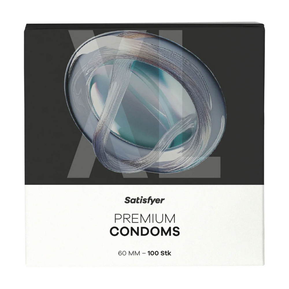 Презервативи - Satisfyer Premium Condoms 60 мм (XL), 100 шт. Sex Aura Київ - фото 1
