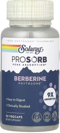 Берберин Solaray Prossorb Berberine 9x 30 вег капс Киев
