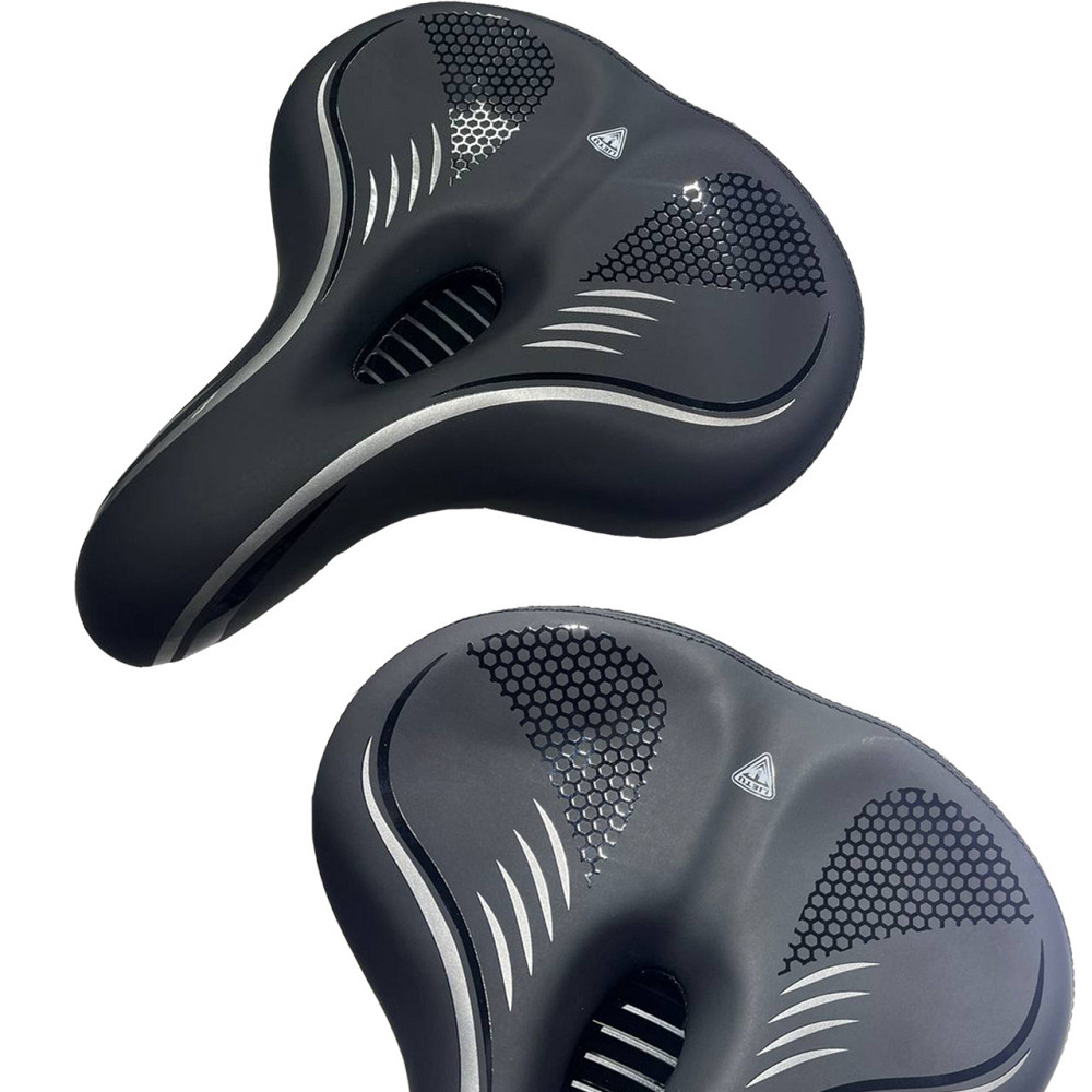 Сідло для велосипеда анатомічне, дуже зручне Feel Fit ZD-034 Чорний Бровари - фото 1