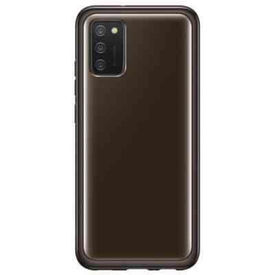 Чехол для мобильного телефона Samsung Soft Clear Cover Galaxy A02s (A025) Black (EF-QA025TBEGRU) Винница