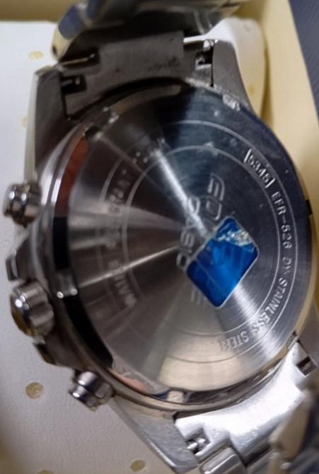 Часы мужские CASIO Edifice EFR-526D новые на металлическом браслете Киев - изображение 3