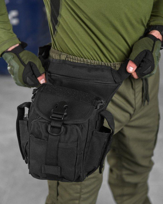 Сумка стегна Silver Knight black (229) ВТ6753 Одеса - фото 10