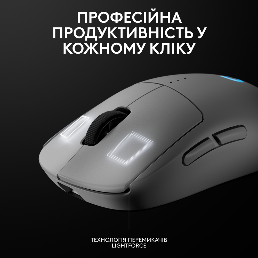 Миша Logitech G PRO 2 Wireless LIGHTSPEED - WHITE (L910-007302) (7031689) Киев - изображение 7