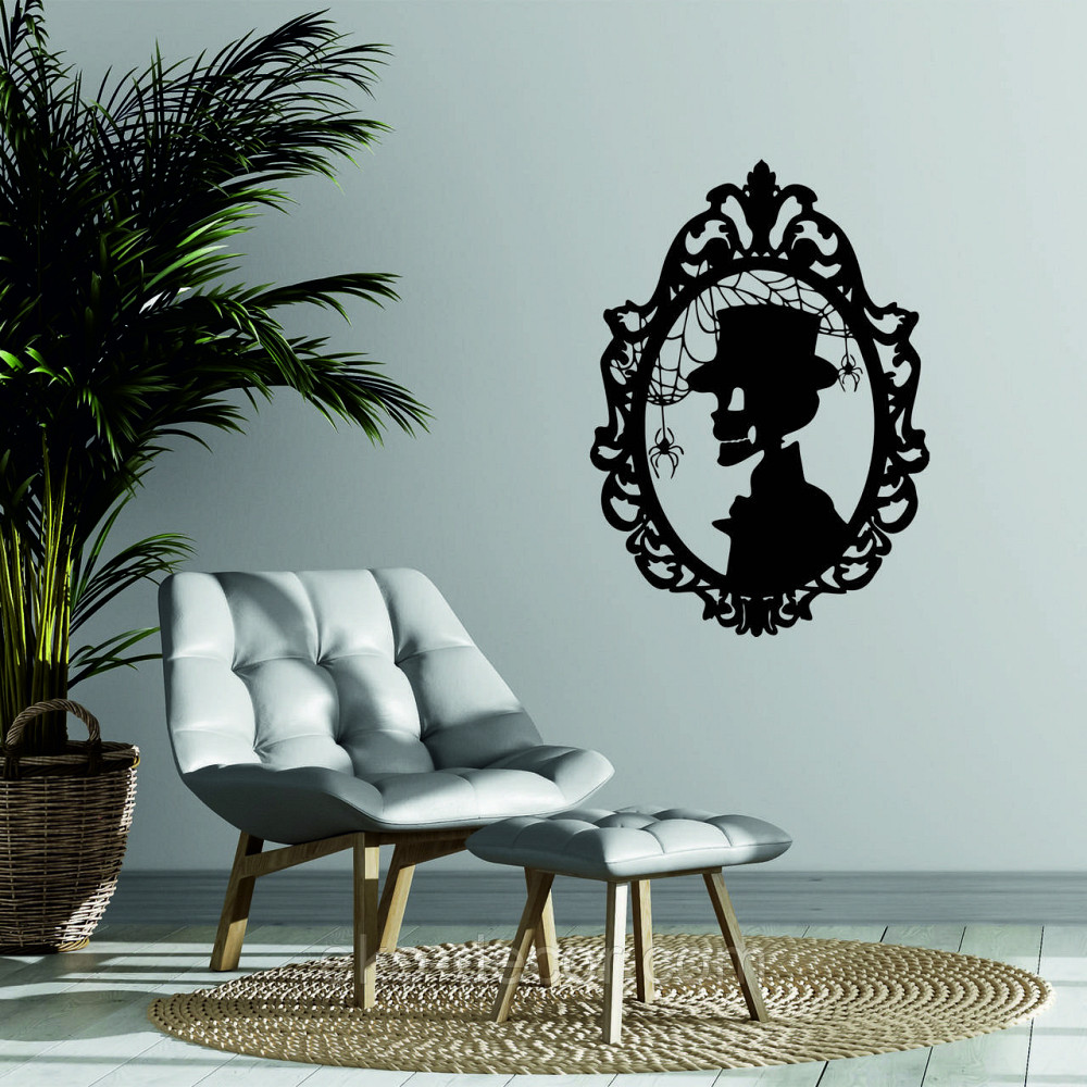 Декоративное настенное Панно «Скелет», Декор на стену 110*78 см, Черный Киев - изображение 4