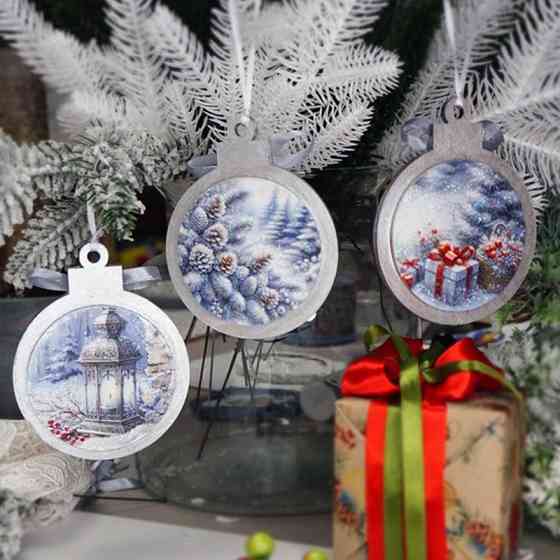 Творчий набір для створення 3-х ялинкових прикрас "Winter Forest" FDCKW-052 Вінниця