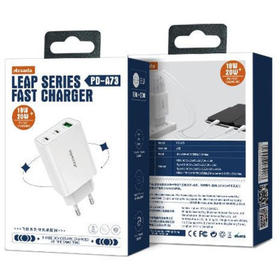 Зарядний пристрій Proda PD-A73 3 in 1 20W (PD-A73-WH) Вінниця - фото 4