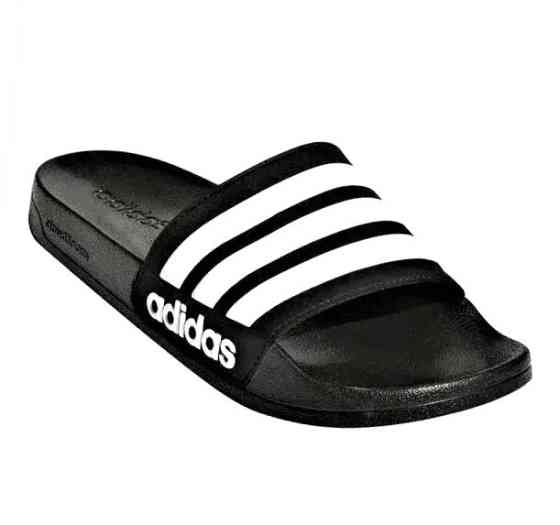 Шлёпанцы Тапочки Adidas Сланцы Адидас Чёрные Женские (размеры: 36) Днепр