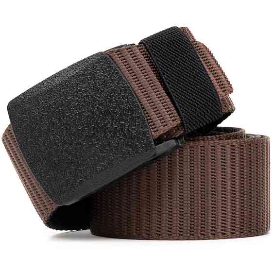 Текстильний ремінь Vintage 20538 Коричневий Київ