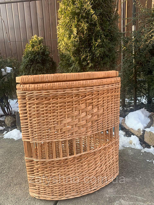 Кошик для білизни кутовий з візерунком Київ - фото 7