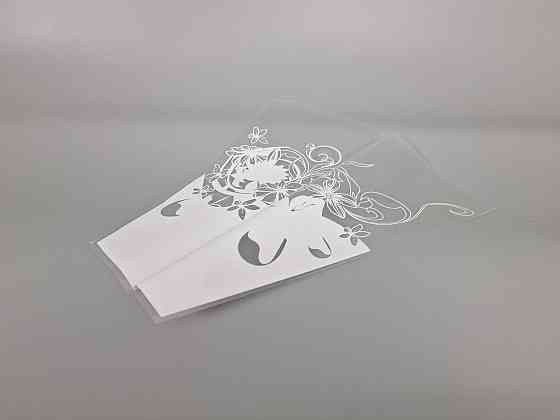 Упаковка конус под цветы h35/13низ/35верх белый (100 шт) 153 (2) (100 шт) Харьков