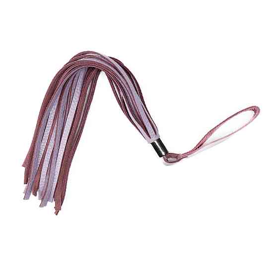 Флоггер из натуральной кожи Flirty Soft Leather - Lavender, BM-00028 Sex Aura Киев