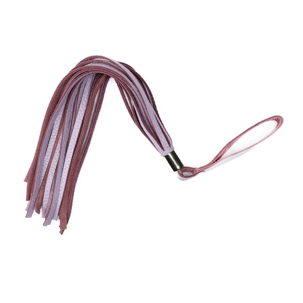 Флоггер из натуральной кожи Flirty Soft Leather - Lavender, BM-00028 Sex Aura Киев - изображение 2