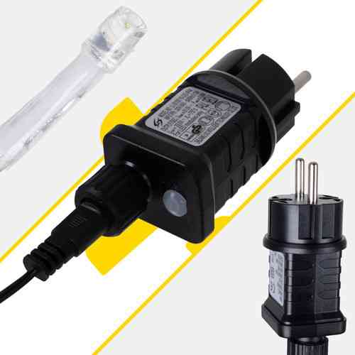 Світлодіодна гірлянда вулична 300 Led 15 метрів Izoxis (26710) Теплий білий Нововолинськ