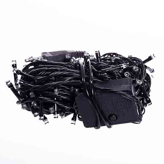 Garlando Новорічна гірлянда кімнатна нитка 10 м 120 LED чорний провід Білий W120LED10MBW Коломия