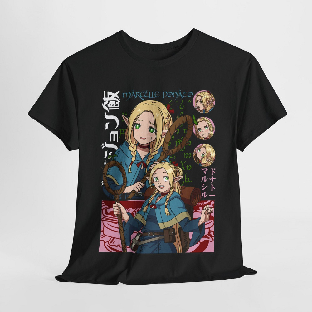 Футболка для хлопчика з аніме принтом Маркілле Конкернед Делікіоус Ін оверсайз (зріст від 165 до 180) Чорний AnimeJ0654m Дніпро - фото 5