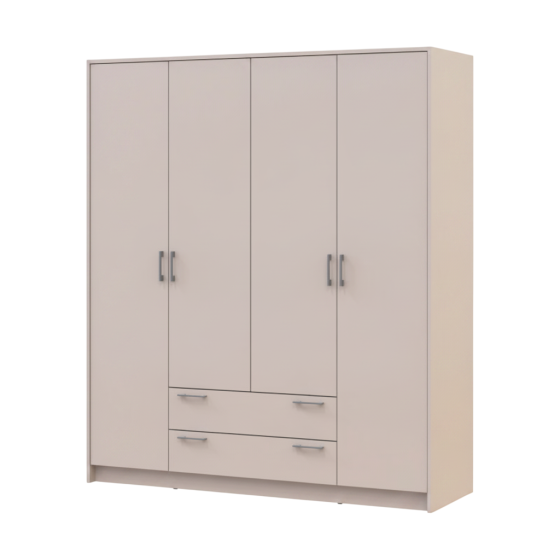 Шкаф для одежды Doros Ронди Кашемир 4 ДСП 160х52х195 (80738477) (DRS-012191) Львов