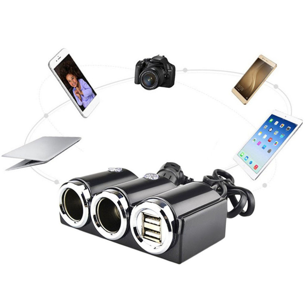 Автомобільний двійник у прикурювач + 2хUSB,120W,CTC-610 SBR Київ - фото 6