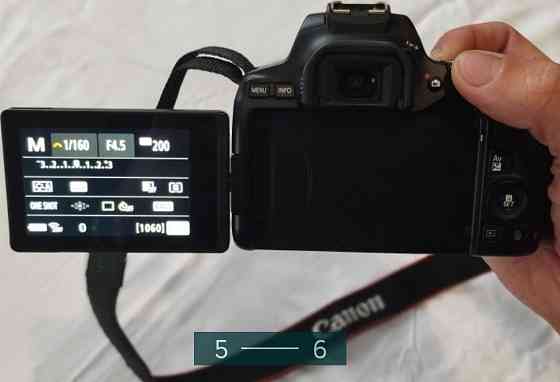 Фотоаппарат: Canon EOS 250D. Киев