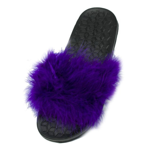 Шлепанцы женские пушистика PaGo (36,37) Фиолетовый 23,5 см Одесса - изображение 4