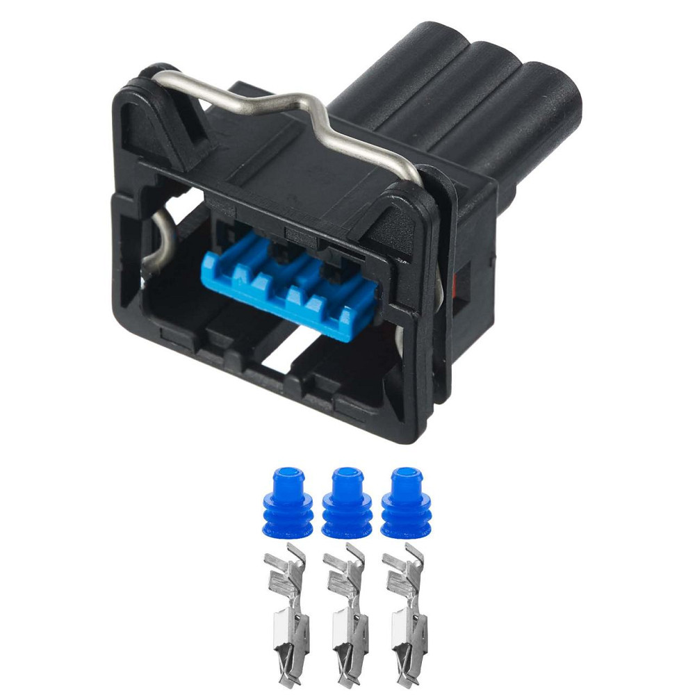 Разъем коннектор 3-кон., металл, Германия, Франция, Германия универс., Моторный отсек, Audi, Bugatti, Porsche, Seat, Skoda, VW Киев - изображение 1