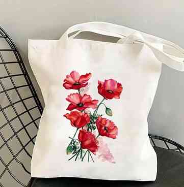 Термонаклейка для одежды женская Маки Киев